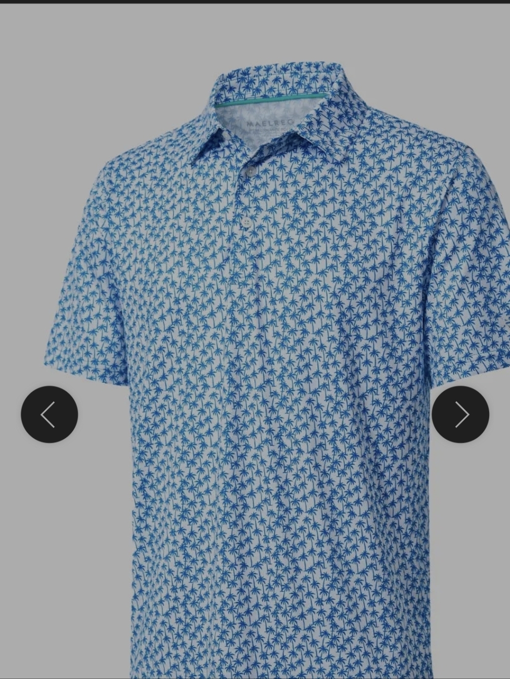 NWT!  Maelreg Men's Short-Sleeve Golf Shirt.  Size L